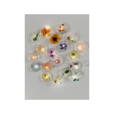 George Home dry flower colourful LED string lights 190 cm, UK version