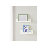 George Home white scalloped wall shelf set of 2, UK version
