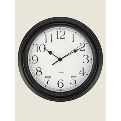 George Home black wall clock, UK version