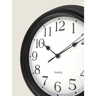 George Home black wall clock, UK version