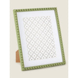 George Home green beaded photo frame 21.5x26.8cm, UK version