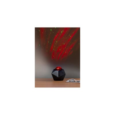 George Home black laser LED projector light with 15 cm dimensions, UK version
