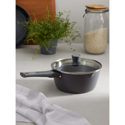 Gino D'Acampo grey saucepan 20cm with aluminium handle, UK version