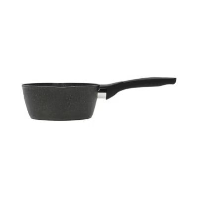 George Home Black Marble Effect Soft Grip Saucepan 16cm, UK version