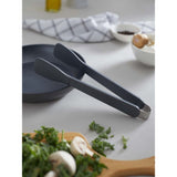 Gino D'Acampo stainless steel black kitchen tongs, UK version