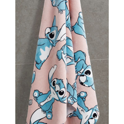 Disney Stitch coral printed bath towel 70 x 130cm - British product