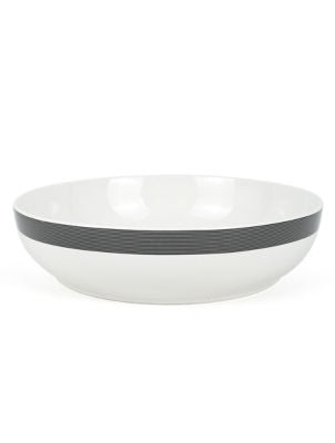 George Home Black Stripe Pasta Bowl, UK version