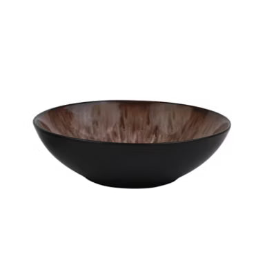 George Home Brown Reactive Glaze Stoneware Dinner Set 12 piece, UK version