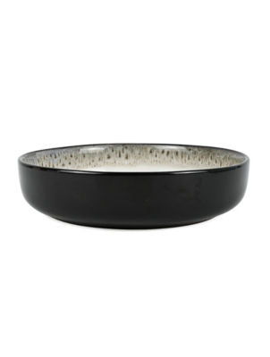 George Home black reactive glaze pasta bowl 20.3x20.3x5cm, UK version