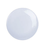 George Home White Ribbed Dinner Plate