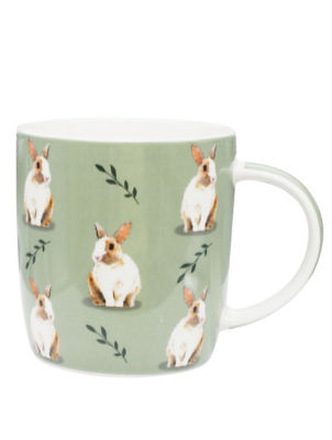 George Home rabbit stoneware mug, UK version