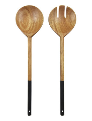 George Home black wood tongs - British product
