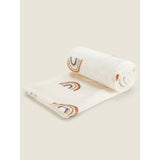 George Home Rainbow Fleece Throw 120x150 cm, UK version