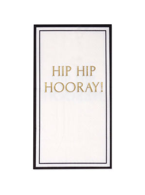George Home Hip Hip Hooray napkins pack of 20 3ply 33x33cm, UK version