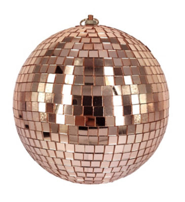 George Home Rose Gold Disco Ball 19x19cm, UK version