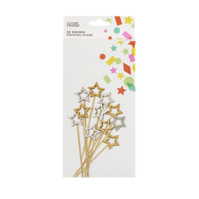George Home star wooden cocktail sticks 20pk, UK version