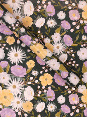 Rouleau d'emballage George floral vert