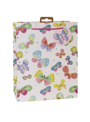 George Bright Butterfly medium gift bag, UK version
