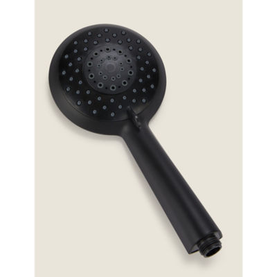 George Home Black 5-Function Shower Head, UK version