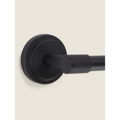 George Home matte black towel rail 50cm, UK version
