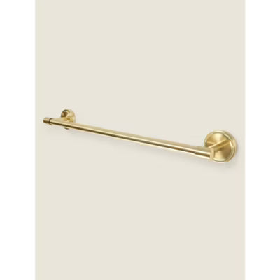 George Home brass wall mounted towel rail, UK version
