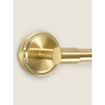 George Home brass wall mounted towel rail, UK version
