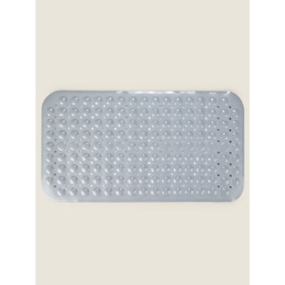 George Home Grey PVC Bath Mat 70 x 38 cm, UK version