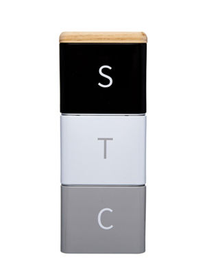 George Home Stacking Canister 12 x 27.8 cm, UK version
