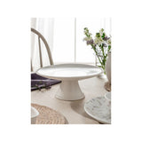George Home white beaded cake stand 28x28x10cm, UK version
