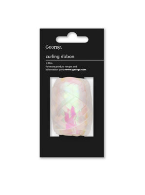 George iridescent curling ribbon 30m, UK version
