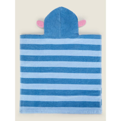 Disney Stitch print cotton poncho 57x108 cm - British product