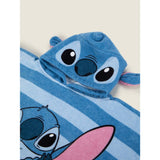 Disney Stitch print cotton poncho 57x108 cm - British product
