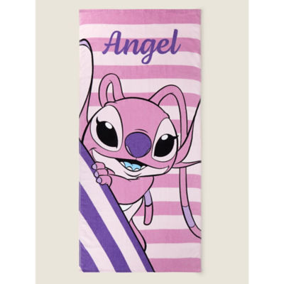 Disney angel printed cotton bath towel 71 x 152 cm - British product