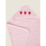 George Home red strawberry hooded towel 75x75cm, UK version