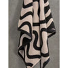 George Home cream and black sculptured wiggle bath towel 70 x 130cm, UK version