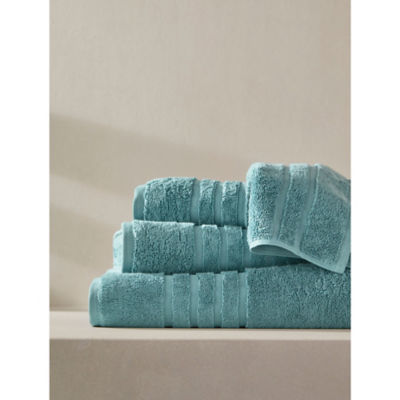 George Home denim ultra plush antimicrobial face cloth 30 x 30cm, UK version