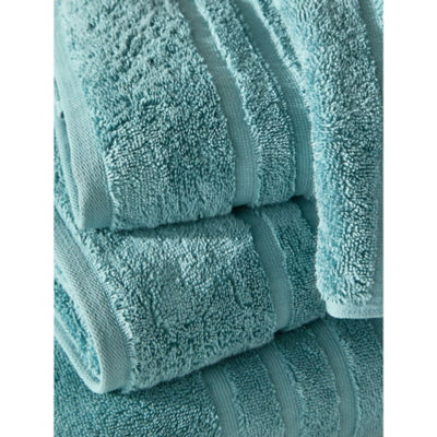 George Home denim ultra plush antimicrobial bath sheet 100 x 150cm, UK version