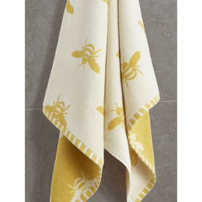 George Home Yellow Bee bath sheet 100 x 150cm, UK version