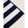 George Home navy stripe beach towel 79x152cm, UK version