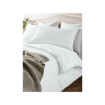 At Home with Stacey Solomon white bobble edge duvet cover set double - British product