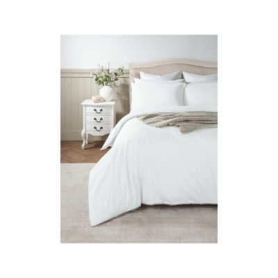 Stacey Solomon white bobble edge duvet cover set king - British product