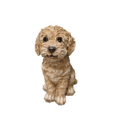 George Home Wood Finish Cockapoo Decoration 26.7cm