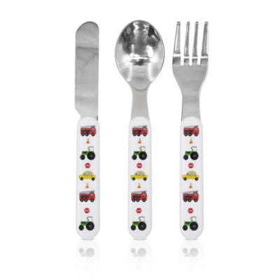 George Home Cars 3-piece cutlery set, UK version
