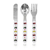 George Home Cars 3-piece cutlery set, UK version