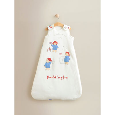 George Paddington Bear blue and white sleep bag 2.5 Tog