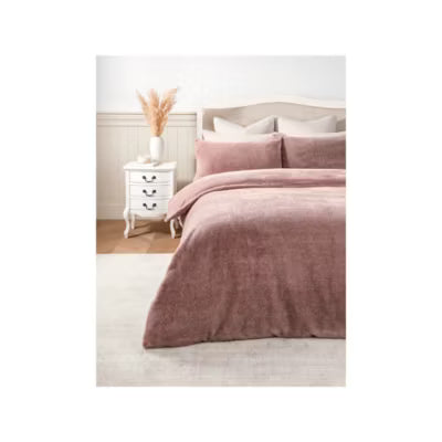 At Home with Stacey Solomon pink duvet set - British product