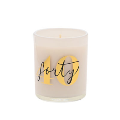 Widdop 40 Candle with Lime Basil fragrance, a scented pillar candle (British brand)