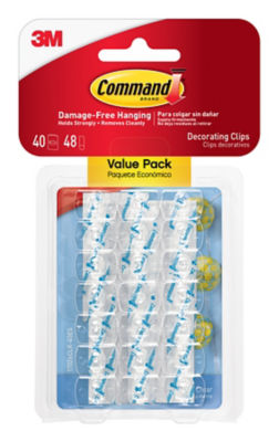 Command Décor Clips Value Pack 40 pack