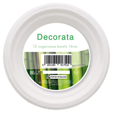 ASDA ECO Paper Bowls 100% Biodegradable Disposable Bowls 12pk