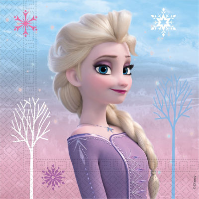 Disney Frozen Paper Napkins 20 Pack 33x33cm